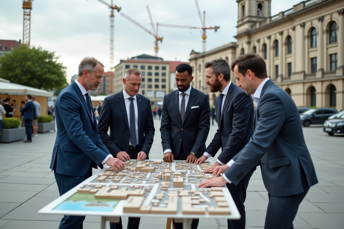 Groupe de personnes discutant autour d